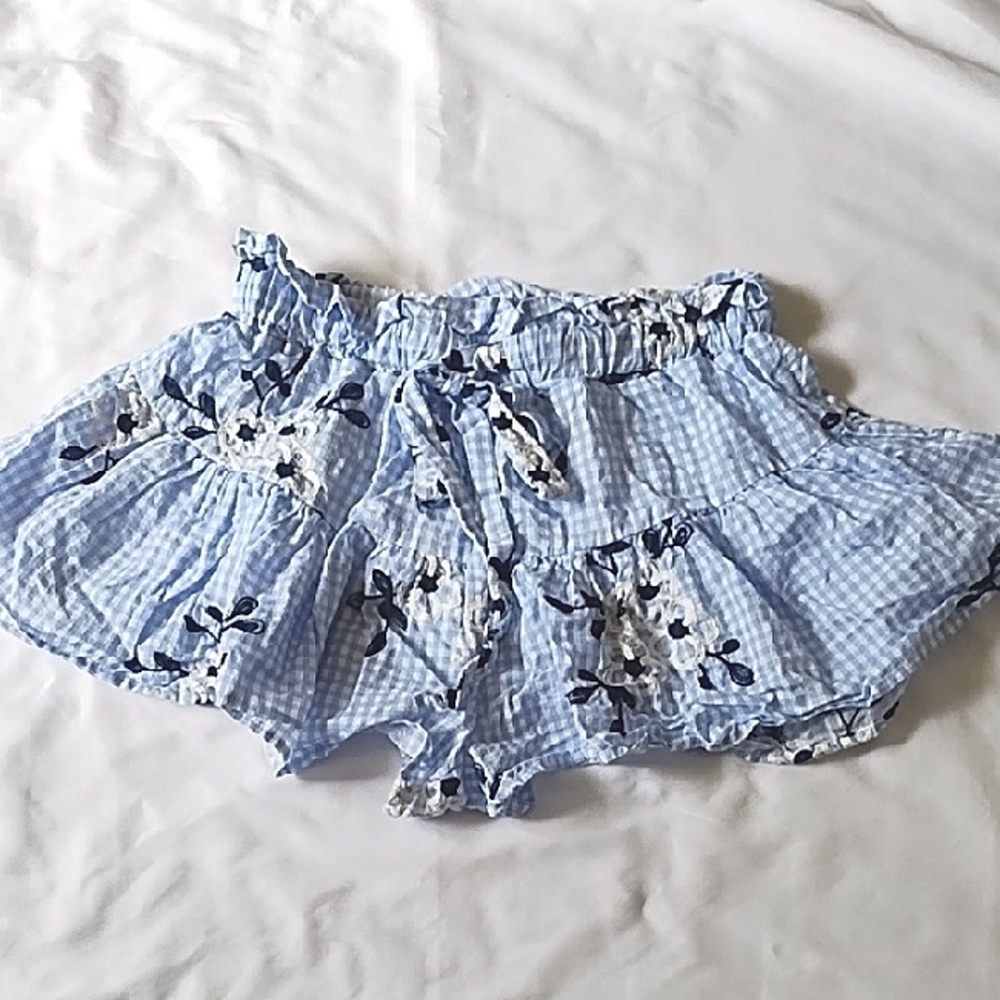 NWOT Style Rack Flowy Gingham Shorts SzMed